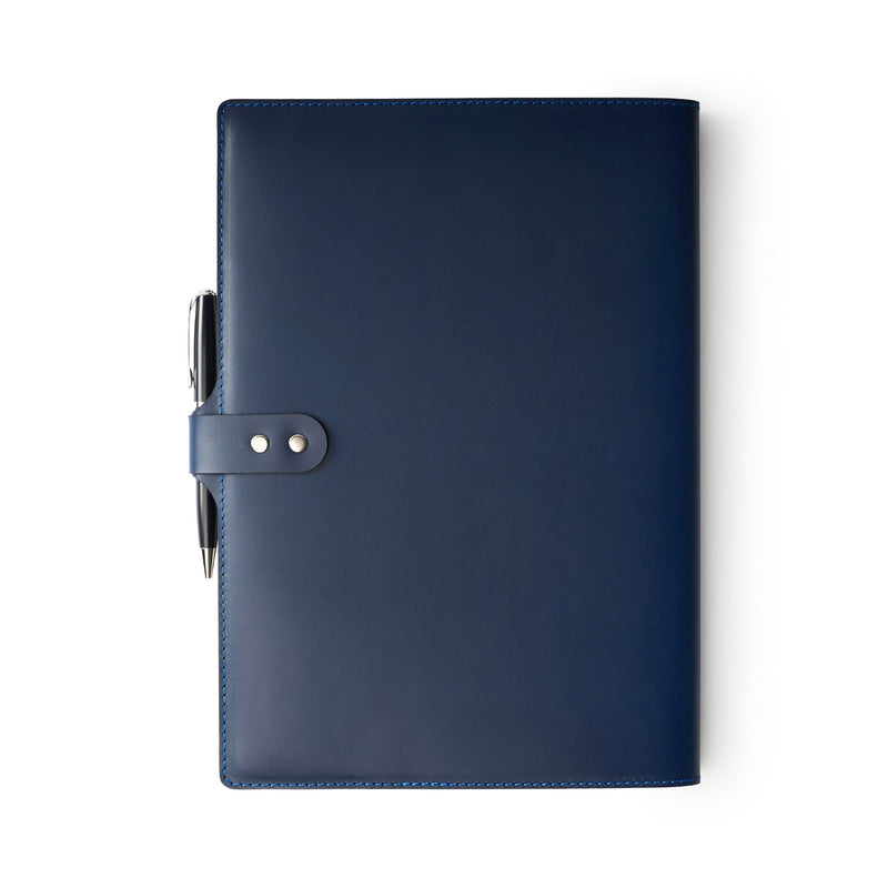 Personalised Royal Navy Leather A4 Notebook Ireland