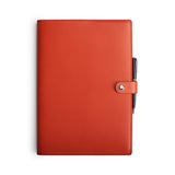 Personalized Red Leather A4 Notebook